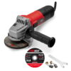 Promaker Power Angle Grinder 4-1/2 inch with one grinding wheels and two (2) extra carbon brushes (115mm) 6.5-Amp 750W. PRO-ES750.