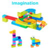 Best Choice Products 97-Piece Marble Maze Run Racetrack Puzzle Construction Game Set STEM Toy w/ 4 Balls Best Choice Products 97-Piece Marble Maze Run Racetrack Puzzle Construction Game Set STEM Toy w/ 4 Balls