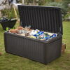 Keter Sumatra 135 Gallon Rattan Style Deck Box