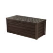Keter Westwood Outdoor Deck Storage Box for Yard Tools, 150 gal, Espresso, Resin