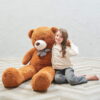 MorisMos Giant Teddy Bear 4ft Stuffed Animal Plush Toy, Chocolate