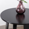 Mainstays Round Wood Side Table, Black Mainstays Round Wood Side Table, Black