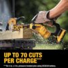 DEWALT DCCS623L1 8 in. 20-Volt Lithium-Ion Pruning Electric Battery Chainsaw Kit with 3Ah Battery and Charger DEWALT DCCS623L1 8 in. 20-Volt Lithium-Ion Pruning Electric Battery Chainsaw Kit with 3Ah Battery and Charger