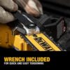 DEWALT DCCS623L1 8 in. 20-Volt Lithium-Ion Pruning Electric Battery Chainsaw Kit with 3Ah Battery and Charger DEWALT DCCS623L1 8 in. 20-Volt Lithium-Ion Pruning Electric Battery Chainsaw Kit with 3Ah Battery and Charger