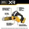 DEWALT DCCS623L1 8 in. 20-Volt Lithium-Ion Pruning Electric Battery Chainsaw Kit with 3Ah Battery and Charger DEWALT DCCS623L1 8 in. 20-Volt Lithium-Ion Pruning Electric Battery Chainsaw Kit with 3Ah Battery and Charger