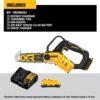 DEWALT DCCS623L1 8 in. 20-Volt Lithium-Ion Pruning Electric Battery Chainsaw Kit with 3Ah Battery and Charger DEWALT DCCS623L1 8 in. 20-Volt Lithium-Ion Pruning Electric Battery Chainsaw Kit with 3Ah Battery and Charger