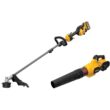 DEWALT DCKO266X1 60V MAX 17 in. Cordless Battery Powered String Trimmer and Leaf Blower Combo Kit with (1) 9 Ah Battery & Charger