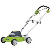 Greenworks 12 Amp 18-inch Corded Electric Walk-Behind Push Lawn Mower, 25012