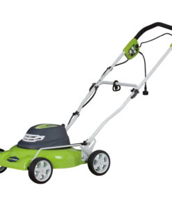Greenworks 12 Amp 18-inch Corded Electric Walk-Behind Push Lawn Mower, 25012