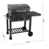 Grillfest 24 in Deluxe Barrel Charcoal Grill