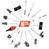 ECHO DPAS-2600SBR2 eFORCE 56V X Series Brushless Cordless Battery Pro Attachment Series String Trimmer with 5.0Ah Battery and Rapid Charger ECHO DPAS-2600SBR2 eFORCE 56V X Series Brushless Cordless Battery Pro Attachment Series String Trimmer with 5.0Ah Battery and Rapid Charger