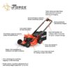 ECHO DLM-2100SPBT eFORCE 56-Volt 21 in. Cordless Battery Walk Behind Self-Propelled Lawn Mower (Tool Only) ECHO DLM-2100SPBT eFORCE 56-Volt 21 in. Cordless Battery Walk Behind Self-Propelled Lawn Mower (Tool Only)