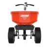 ECHO RB-85W 85 lbs. Capacity Winter Stainless Steel Pro Broadcast Spreader for Rock Salt and Ice Melt with Hopper Grate and Cover
