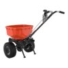 ECHO RB-85W 85 lbs. Capacity Winter Stainless Steel Pro Broadcast Spreader for Rock Salt and Ice Melt with Hopper Grate and Cover