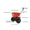 ECHO RB-85W 85 lbs. Capacity Winter Stainless Steel Pro Broadcast Spreader for Rock Salt and Ice Melt with Hopper Grate and Cover