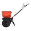 ECHO RB-85W 85 lbs. Capacity Winter Stainless Steel Pro Broadcast Spreader for Rock Salt and Ice Melt with Hopper Grate and Cover