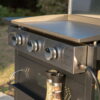 MF Studio 33,000 BTU Portable Propane Tabletop Griddle with 3 Burners