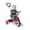 Radio Flyer, 3-in-1 Stroll 'N Trike, Tricycle Grows with Child, Red