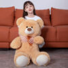 MorisMos Giant Teddy Bear 35.4'' Soft Stuffed Animal Big Bear Plush Toy, Tan MorisMos Giant Teddy Bear 35.4'' Soft Stuffed Animal Big Bear Plush Toy, Tan