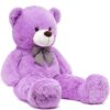 MorisMos Giant Teddy Bear 4ft Stuffed Animal Plush Toy, Lavender