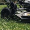 Green Machine GMPM6200 62V Cordless 3-in-1 High Wheel Push Walk Behind Mower, Brushless 22 In. Cutting Width with 4Ah Battery and Rapid Charger