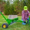 John Deere SAT-400JD 40 in. Tow-Behind Spike Aerator with Transport Wheels and Weight Tray