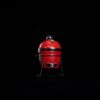 Kamado Joe KJ13RH Joe Jr. 13.5 in. Portable Charcoal Grill in Red with Cast Iron Cart, Heat Deflectors and Ash Tool