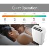 LG LP0621WSR 6,000 BTU (DOE) 115-Volt Portable Air Conditioner LP0621WSR Cools 250 Sq. Ft. with Dehumidifier Function and LCD Remote