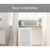 LG LP0721WSR 7,000 BTU (DOE) 115-Volt Portable Air Conditioner LP0721WSR Cools 300 Sq. Ft. with Dehumidifier Function and LCD Remote