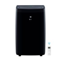 LG LP1021BSSM 10,000 BTU (DOE) 115-Volt Portable Air Conditioner LP1021BSSM Cools 450 Sq Ft with Dehumidifier Function, Wi-Fi Enabled