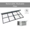 LG LW1216ER 12,000 BTU 115-Volt Window Air Conditioner LW1216ER Cools 550 Sq. Ft. with ENERGY STAR and Remote