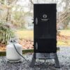 Masterbuilt MB26050412 30 in. Dual Fuel Propane Gas and Charcoal Smoker in Black