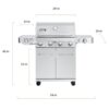 Monument Grills 24367 4-Burner Propane Gas Grill in Stainless with LED Controls, Side and Side Sear Burners