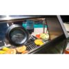 Monument Grills 35633 4-Burner Propane Gas Grill in Stainless with Clear View Lid, LED Controls, Side and Sear Burners