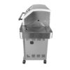 Monument Grills 35633 4-Burner Propane Gas Grill in Stainless with Clear View Lid, LED Controls, Side and Sear Burners