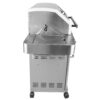 Monument Grills 35633 4-Burner Propane Gas Grill in Stainless with Clear View Lid, LED Controls, Side and Sear Burners