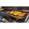 Monument Grills 35633 4-Burner Propane Gas Grill in Stainless with Clear View Lid, LED Controls, Side and Sear Burners