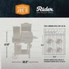 OKLAHOMA JOE'S 20202114-2S Rider 600 G2 Pellet Grill in Black with 617 sq. in. Cooking Space
