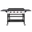 Royal Gourmet GB4002 4-Burner 36 in. Flat Top Propane Griddle Gas Grill for Outdoor Events, Camping and BBQ