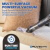 RUVIO 8558 Pro 11.1-Volt Bagless Cordless HEPA Filter Multisurface Gray Handheld Vacuum