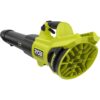 RYOBI RY404140 40V HP Brushless Whisper Series 160 MPH 650 CFM Cordless Battery Leaf Blower with 6.0 Ah Battery and Charger RYOBI RY404140 40V HP Brushless Whisper Series 160 MPH 650 CFM Cordless Battery Leaf Blower with 6.0 Ah Battery and Charger