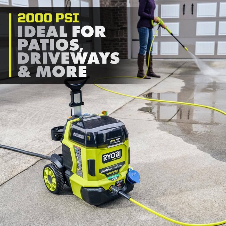 Ryobi Ry40306btlvnm 40v Hp Brushless Whisper Series 2000 Psi 12 Gpm Cold Water Electric 5891