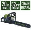 Sportsman 807646 20 in. 52 cc 2-Stroke Rear Handle Gas Chainsaw Sportsman 807646 20 in. 52 cc 2-Stroke Rear Handle Gas Chainsaw
