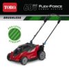 Toro 21611T 60V MAX 21 in. Stripe Electric Push Lawn Mower - Tool Only