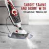 HOOVER UH71320-WH21000 WindTunnel Bagless Pet Upright Vacuum Cleaner with Automatic Cord Rewind and Steam Complete Pet Steam Mop
