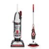 HOOVER UH71320-WH21000 WindTunnel Bagless Pet Upright Vacuum Cleaner with Automatic Cord Rewind and Steam Complete Pet Steam Mop
