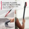 HOOVER UH71320-WH21000 WindTunnel Bagless Pet Upright Vacuum Cleaner with Automatic Cord Rewind and Steam Complete Pet Steam Mop