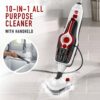 HOOVER UH71320-WH21000 WindTunnel Bagless Pet Upright Vacuum Cleaner with Automatic Cord Rewind and Steam Complete Pet Steam Mop