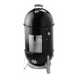 Weber 721001 18 in. Smokey Mountain Cooker Smoker in Black with Cover and Built-In Thermometer