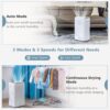Costway ES10105US-WH 60-Pint Dehumidifier for Home and Basements 4000 Sq.ft. w/3-Color Digital Display